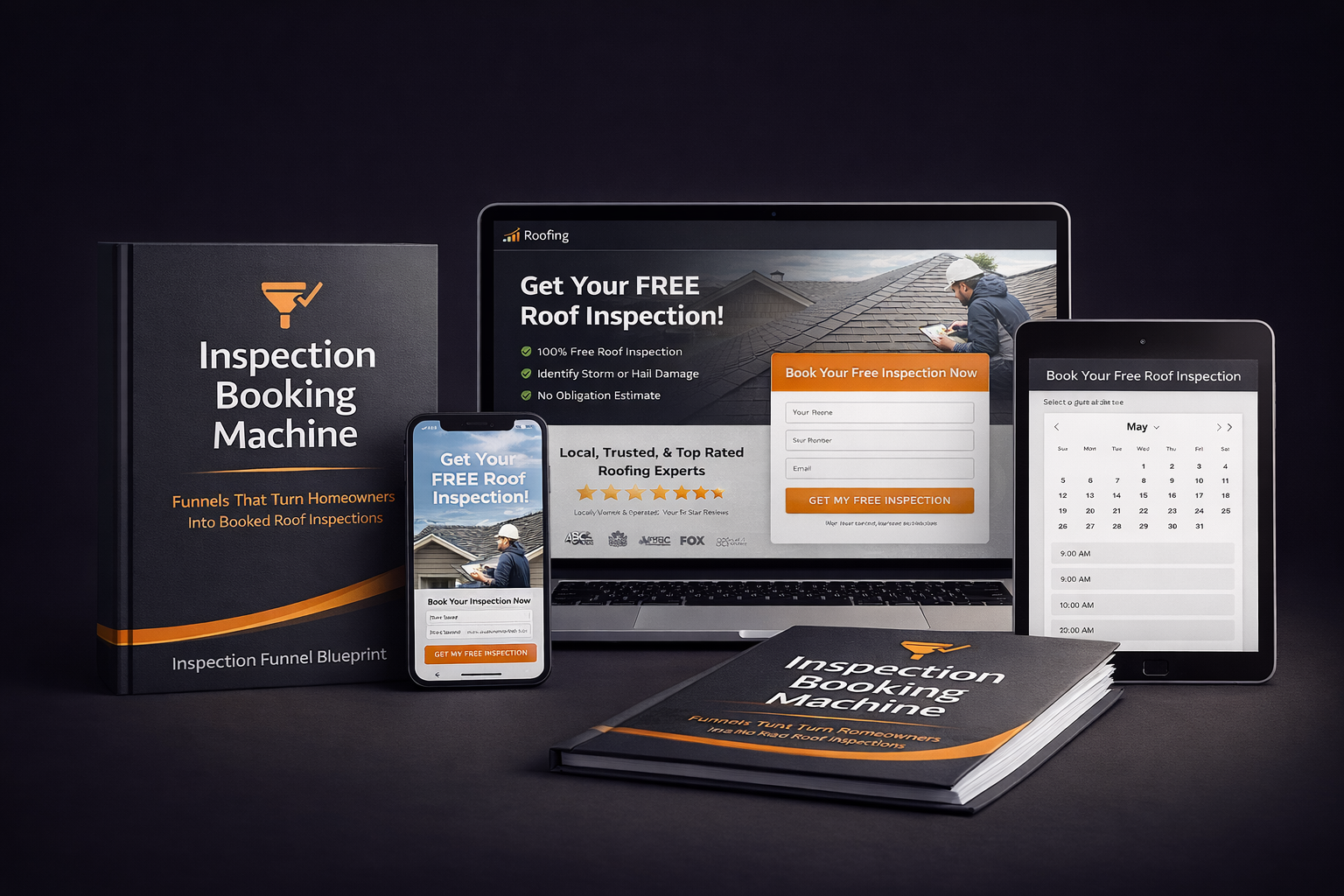 Inspection Booking Machine Mockup