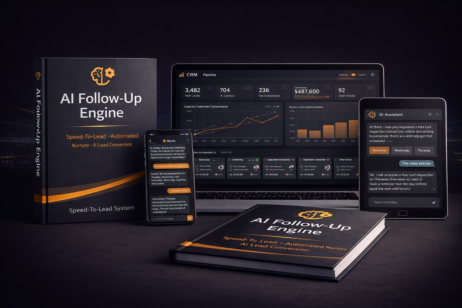 AI Follow-Up Engine Mockup