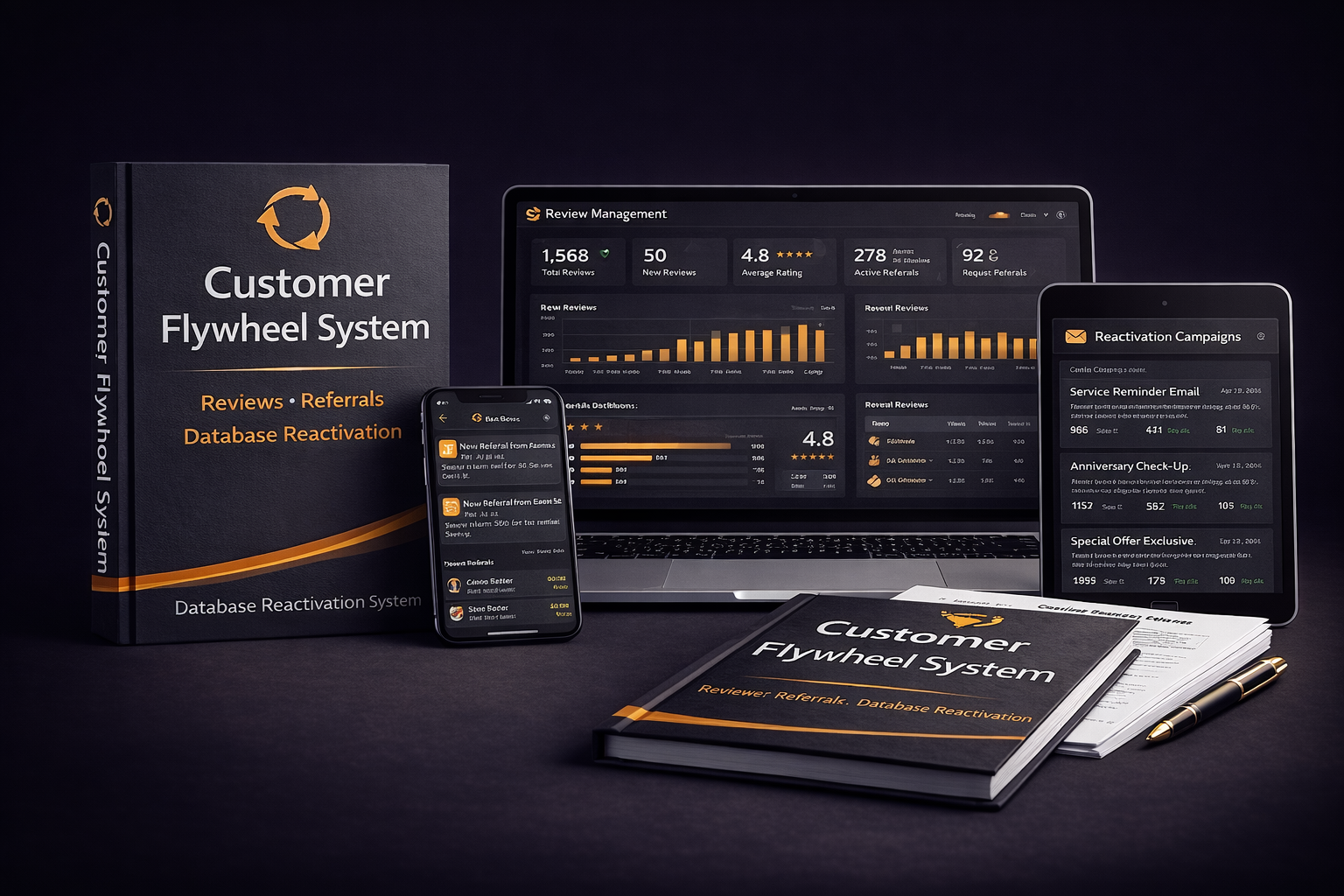 Customer Flywheel Mockup