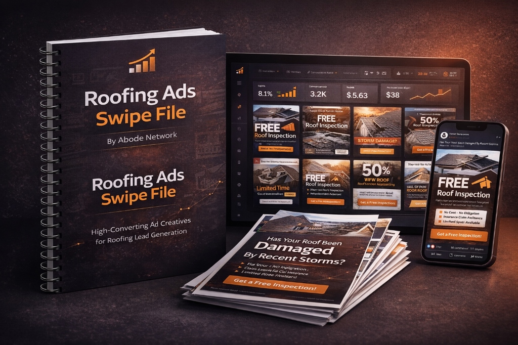 Roofing Ads Swipe File Mockup